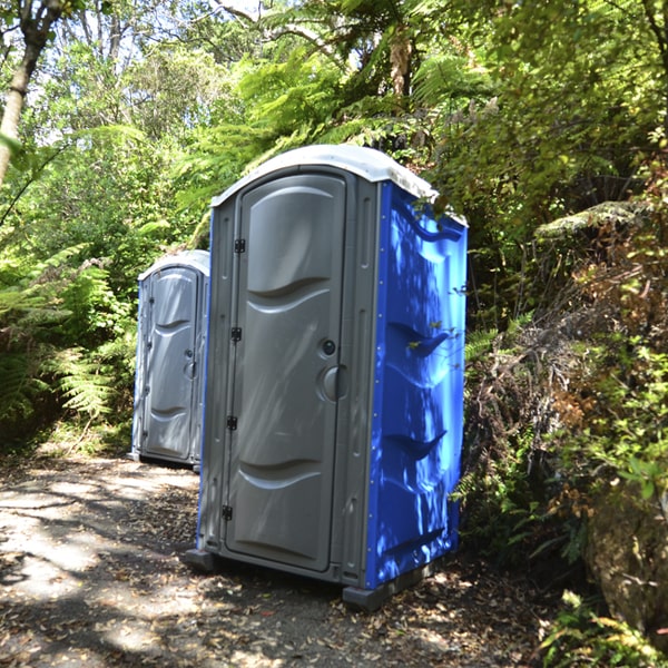 how often are construction portable toilets restocked with supplies